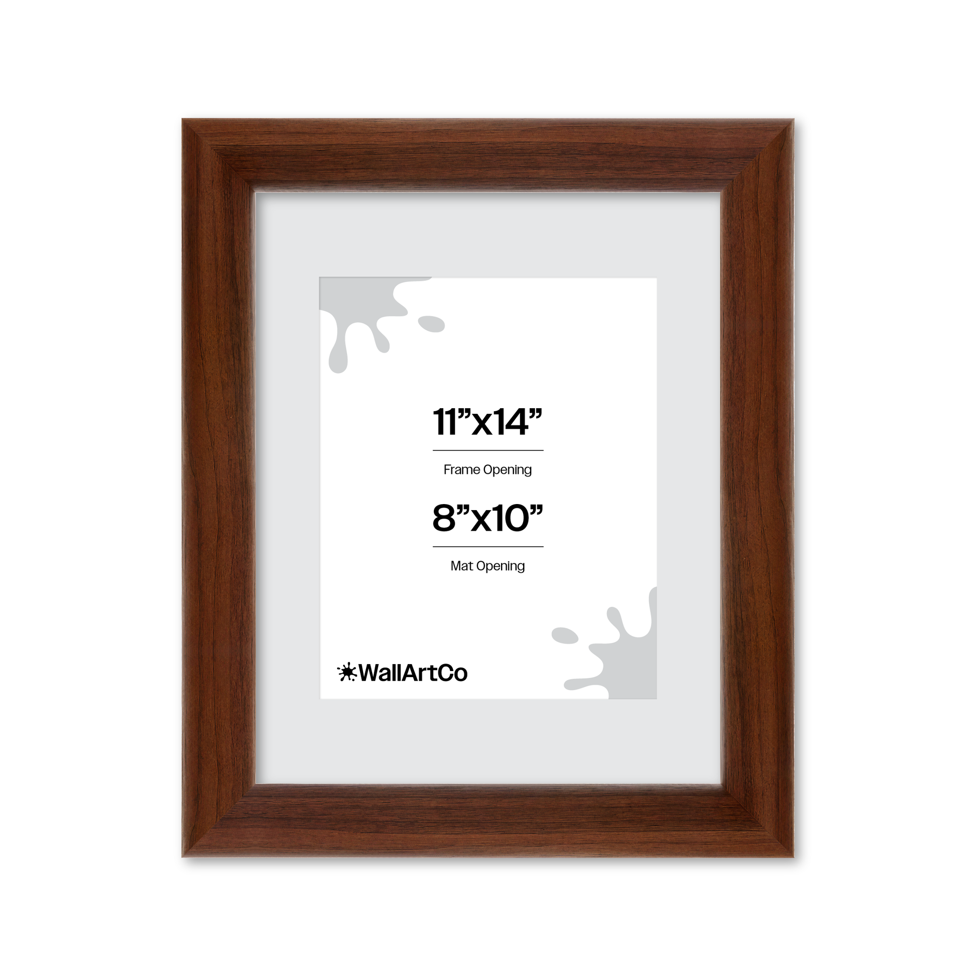 11" x 14" Dark Walnut Hudson Valley Wall Frame