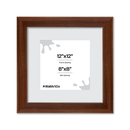 12" x 12" Dark Walnut Hudson Valley Wall Frame