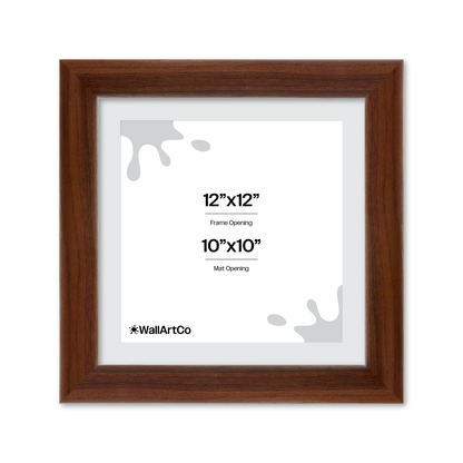 12" x 12" Dark Walnut Hudson Valley Wall Frame