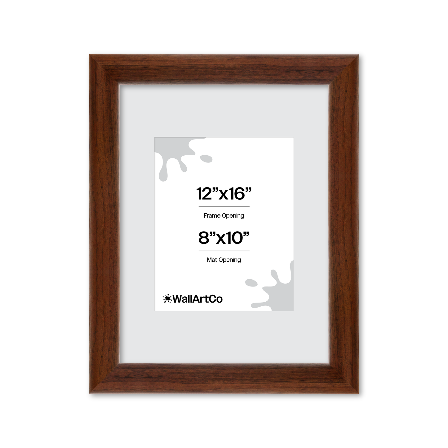 12" x 16" Dark Walnut Hudson Valley Wall Frame