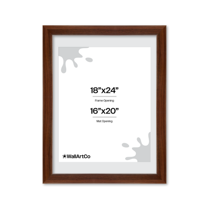 18" x 24" Dark Walnut Hudson Valley Wall Frame