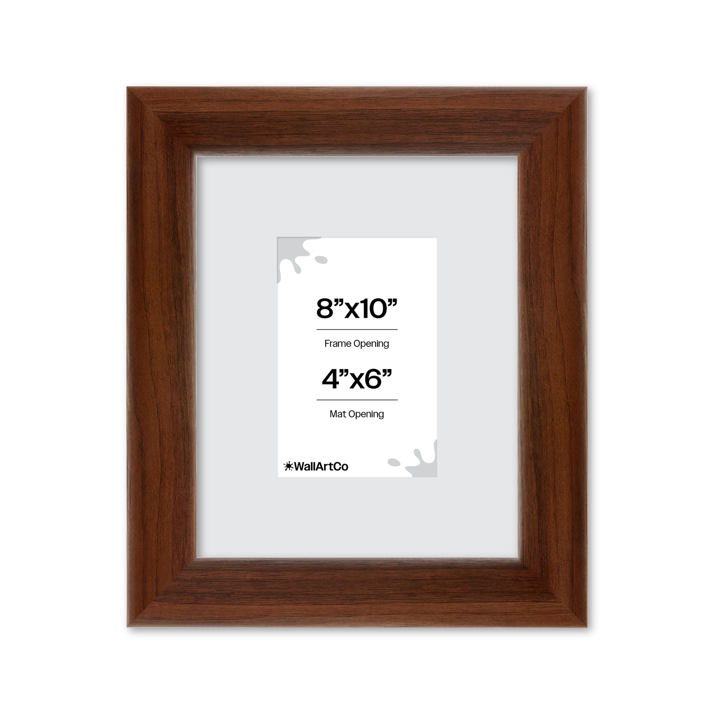 8" x 10" Dark Walnut Hudson Valley Wall Frame