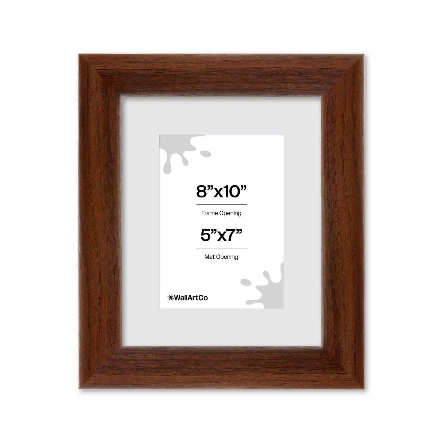8" x 10" Dark Walnut Hudson Valley Wall Frame