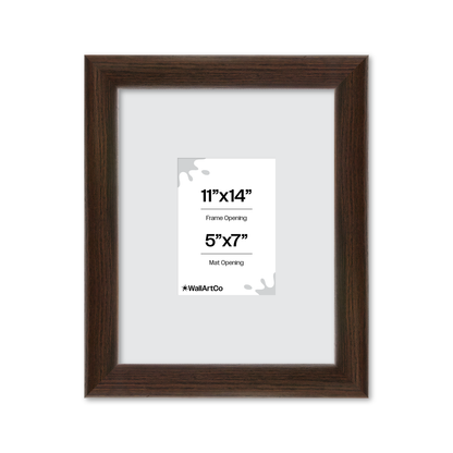 11" x 14" Dark Oak Hudson Valley Wall Frame