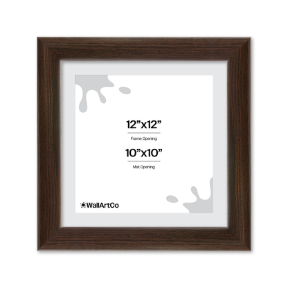 12" x 12" Dark Oak Hudson Valley Wall Frame