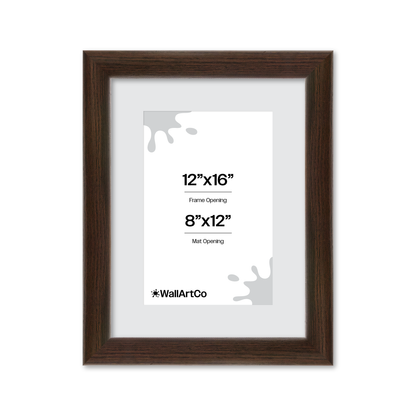 12" x 16" Dark Oak Hudson Valley Wall Frame