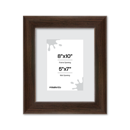 8" x 10" Dark Oak Hudson Valley Wall Frame