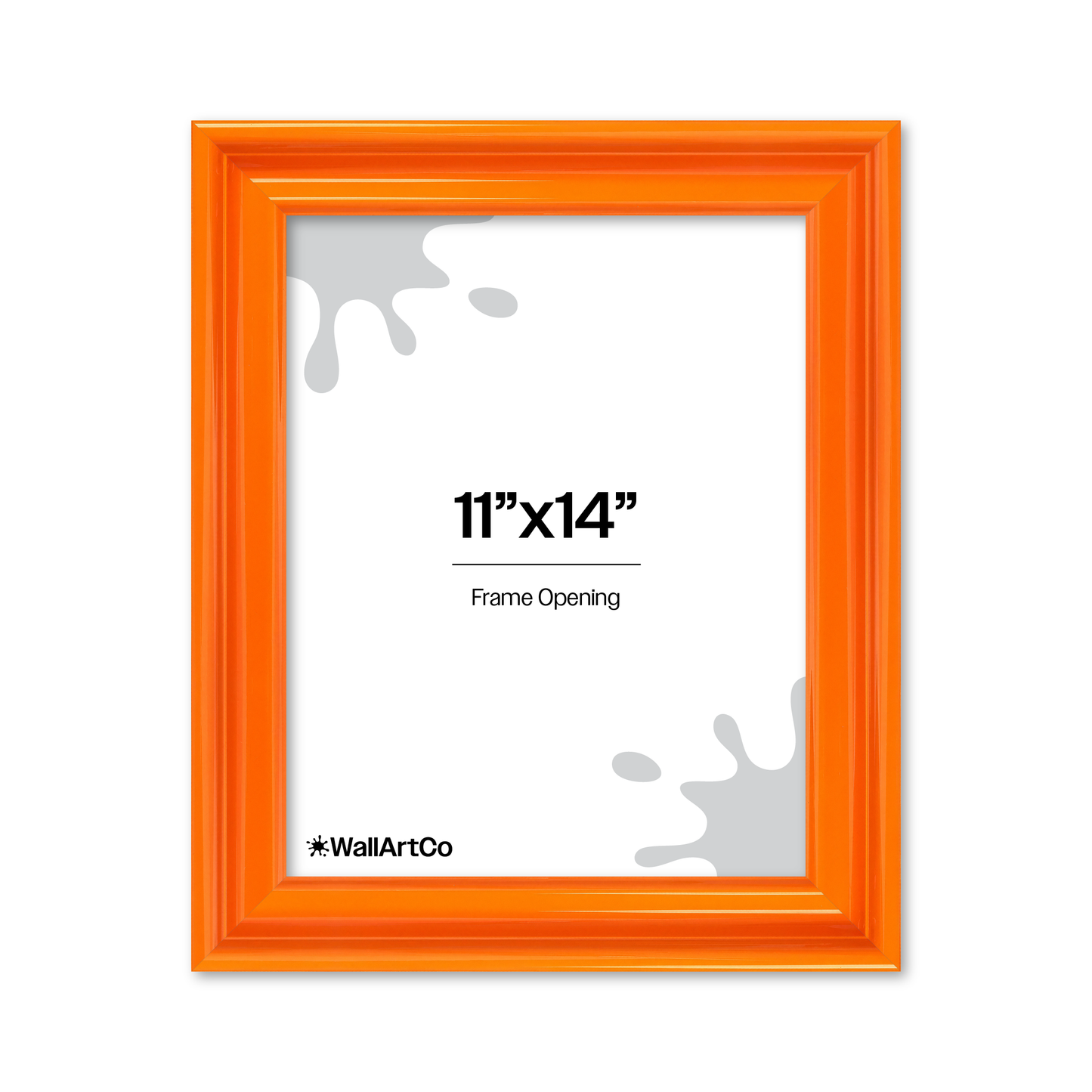 front of picture frame