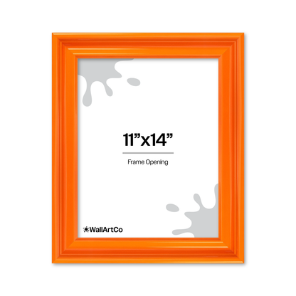 front of picture frame