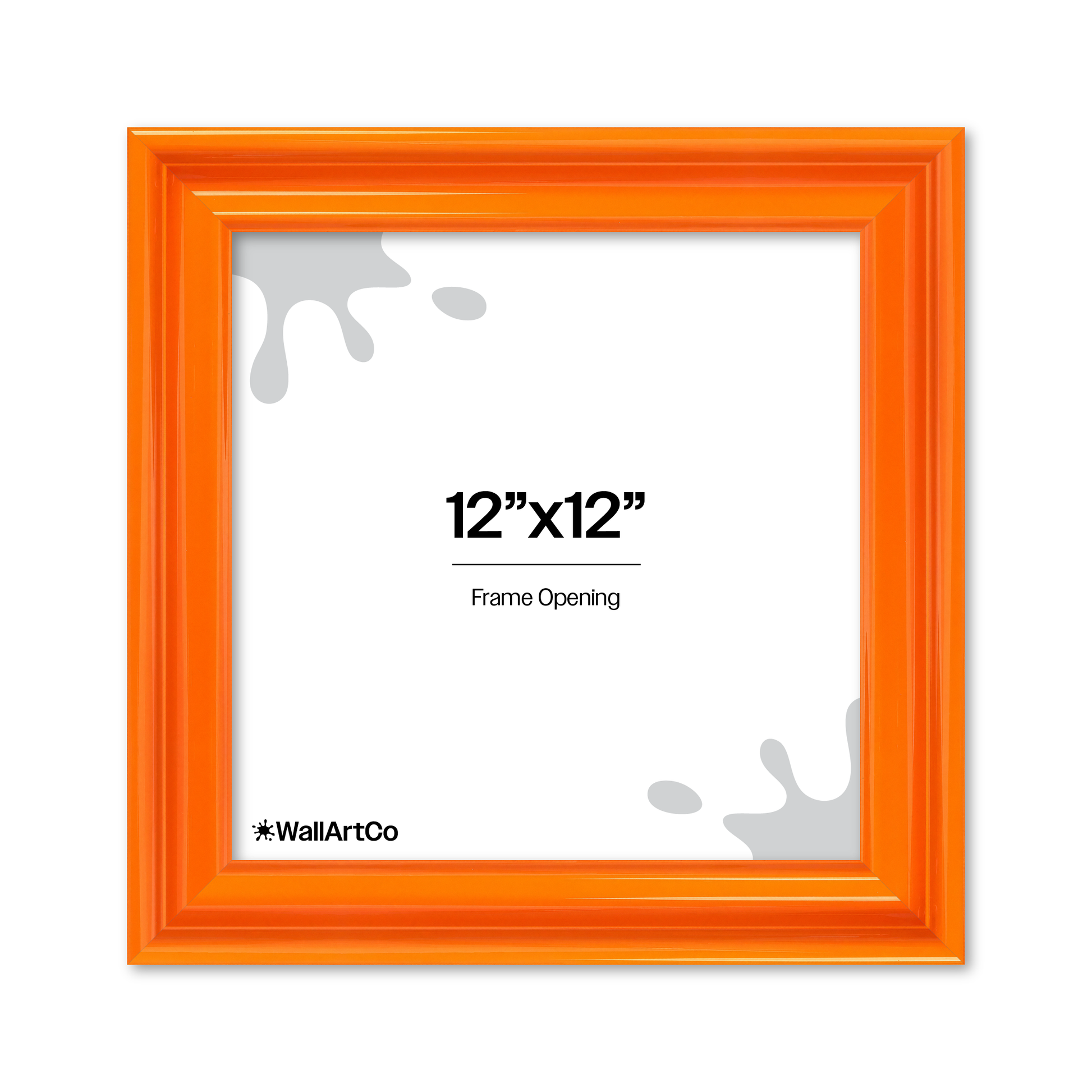 front of picture frame