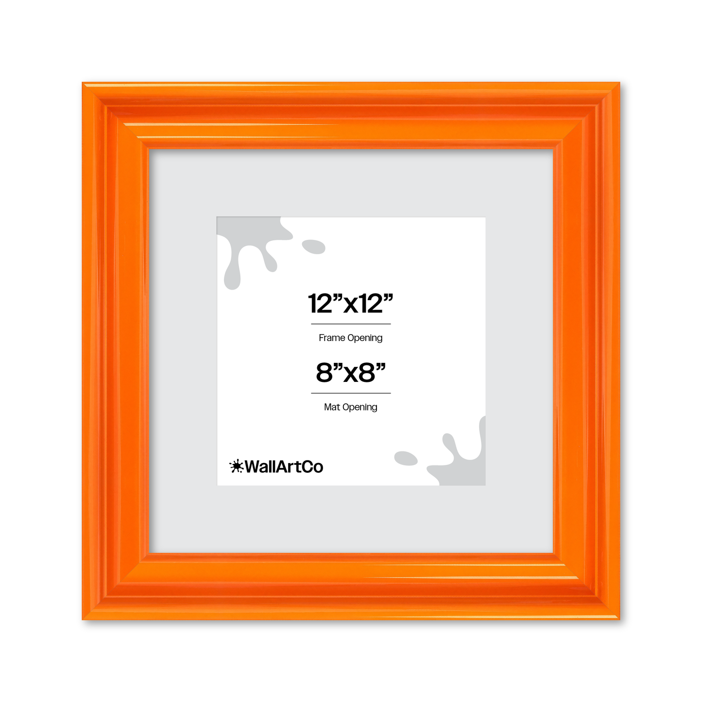 front of picture frame