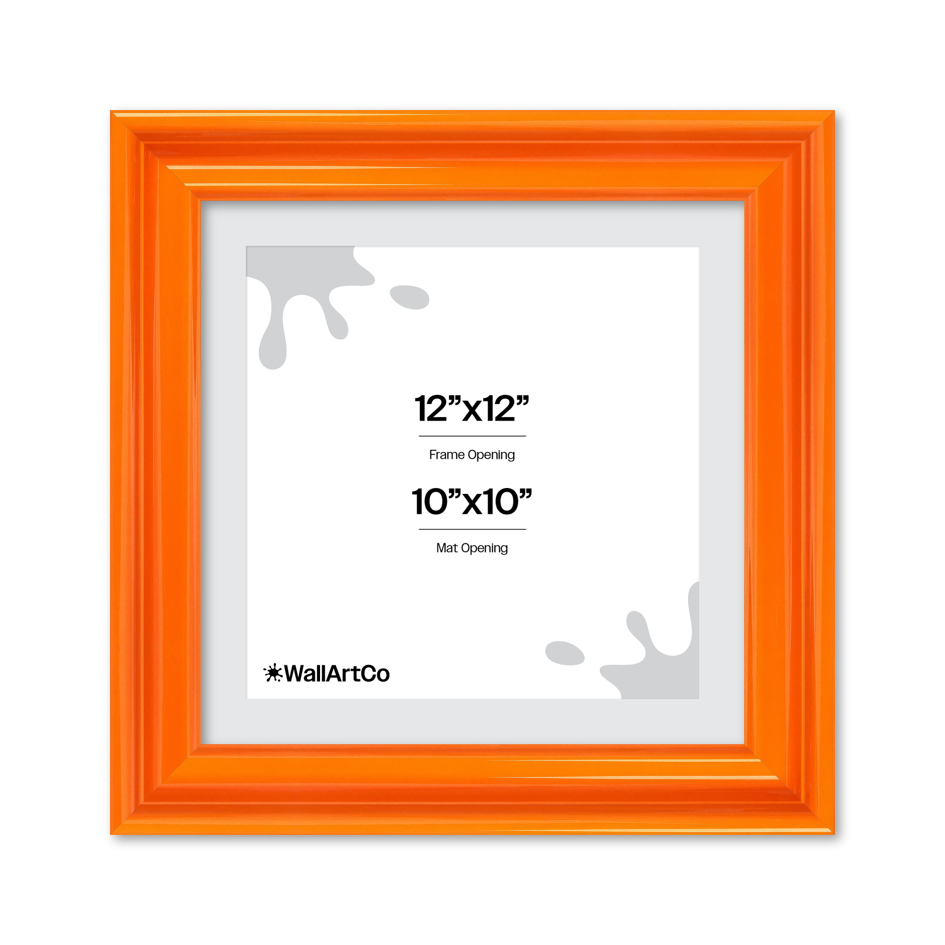 front of picture frame