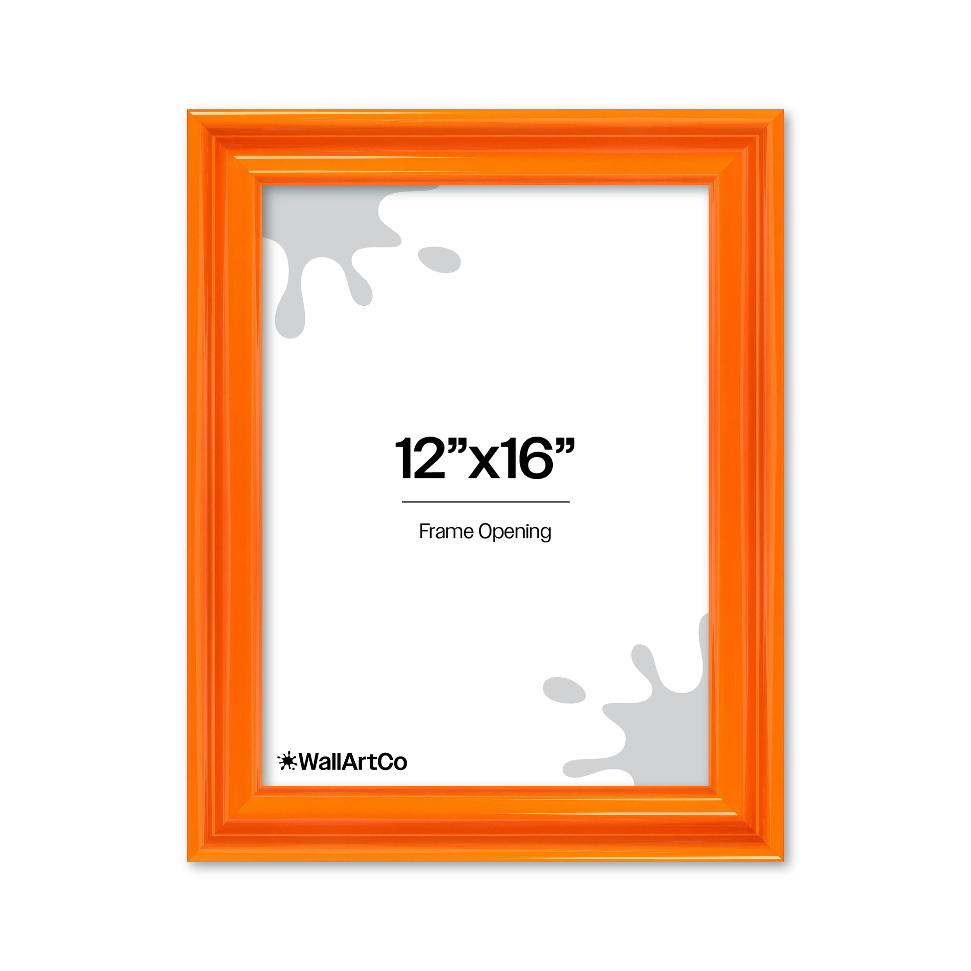 front of picture frame