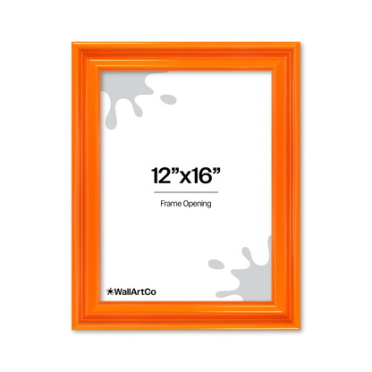 front of picture frame