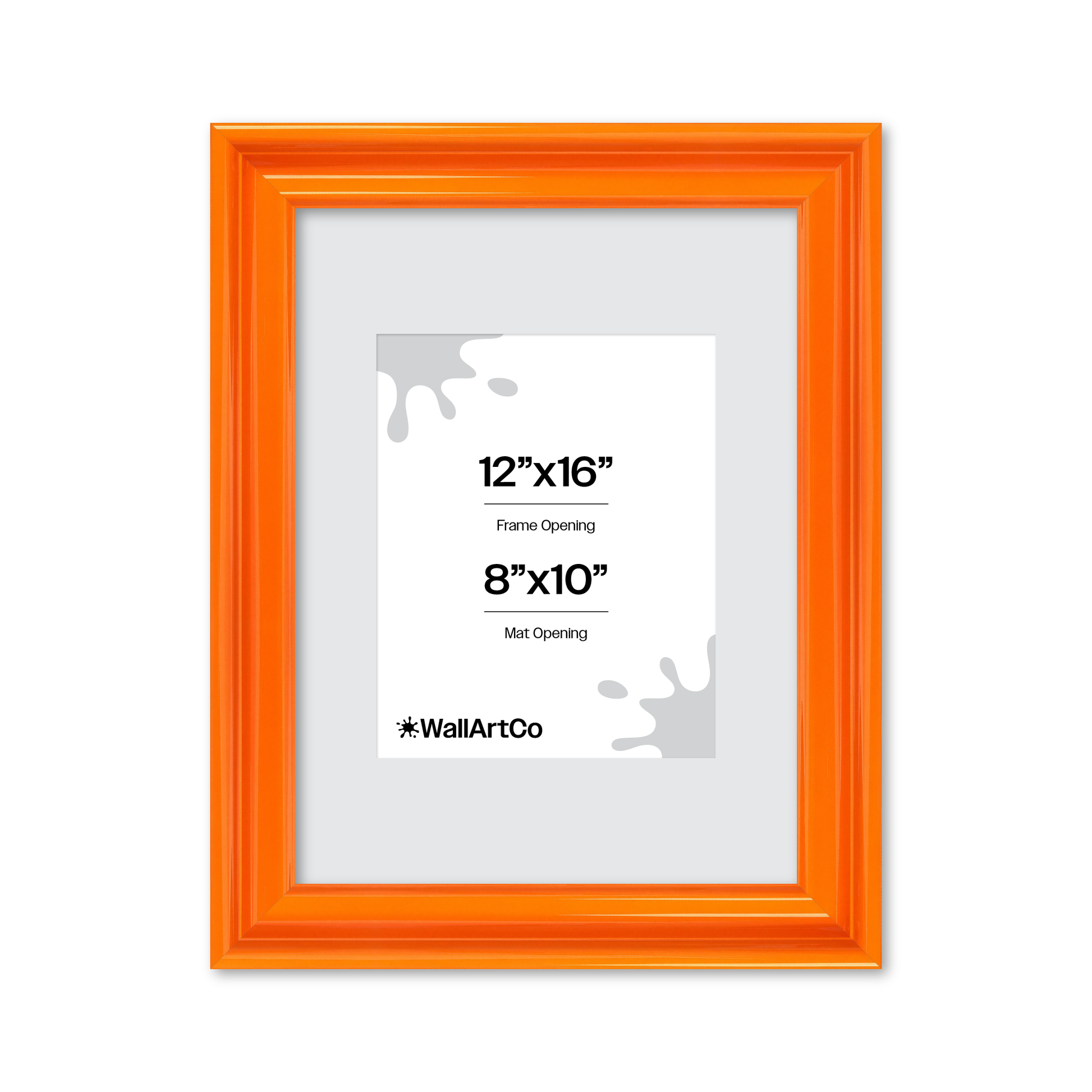 front of picture frame