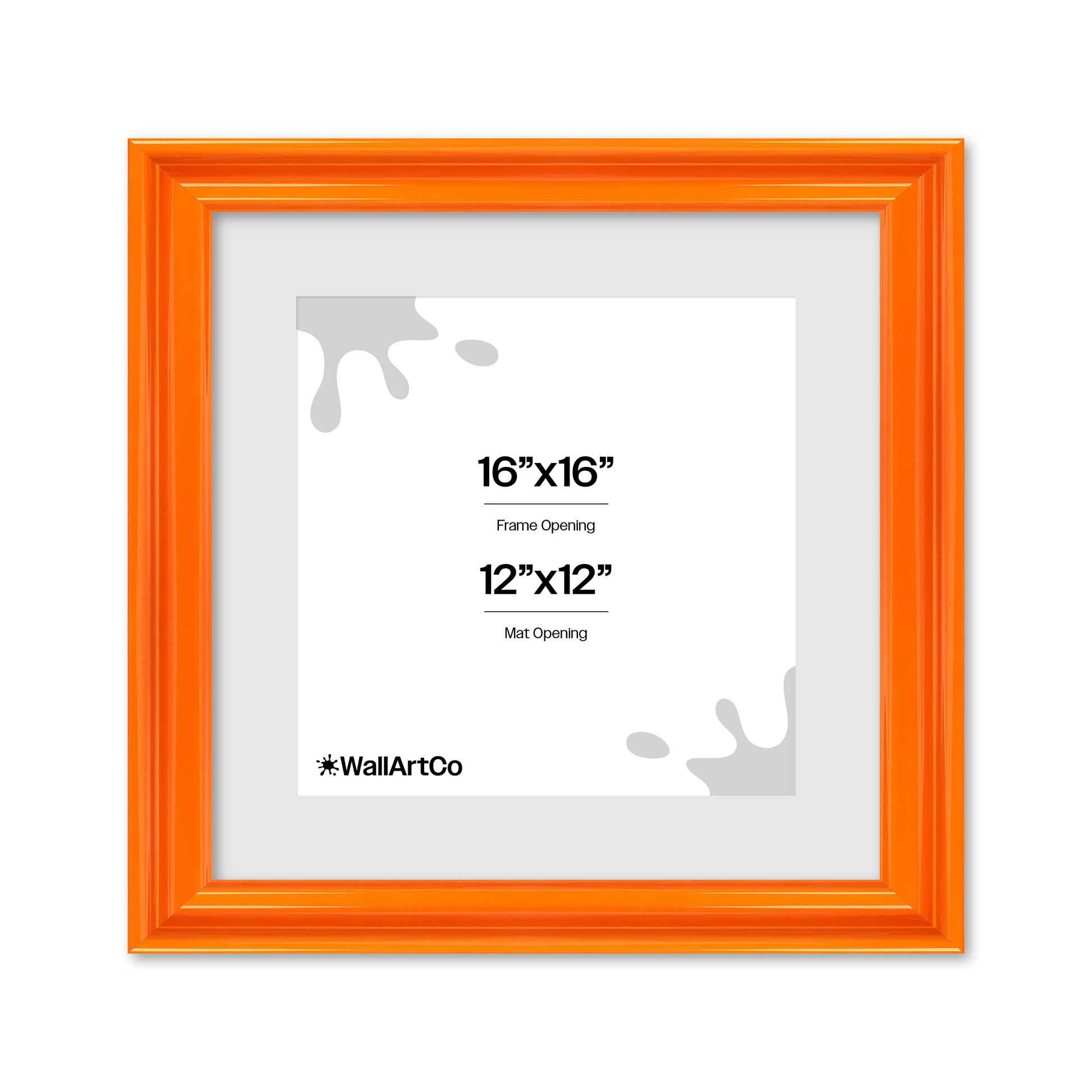 front of picture frame