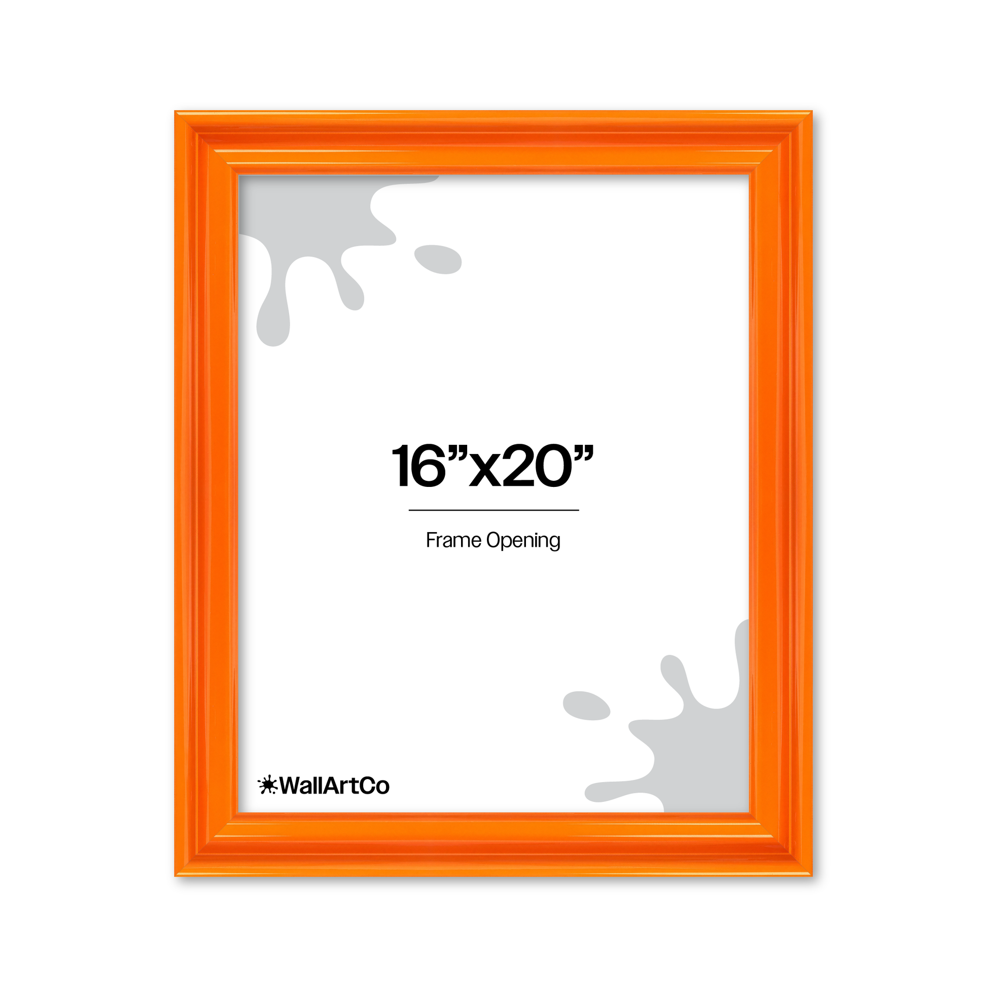 front of picture frame