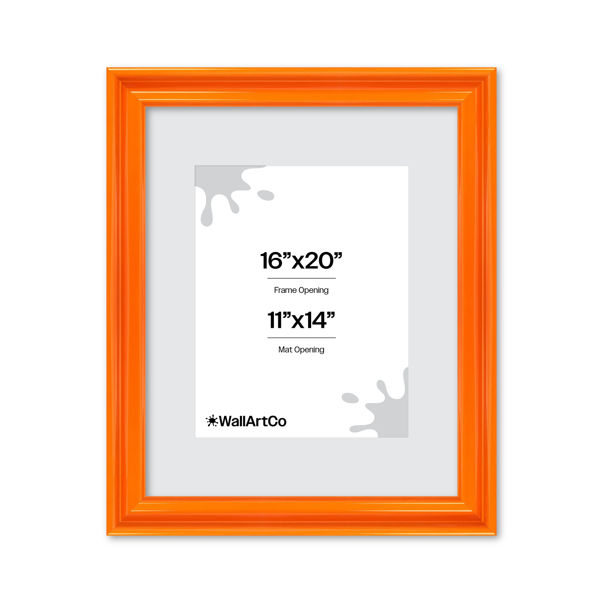 front of picture frame