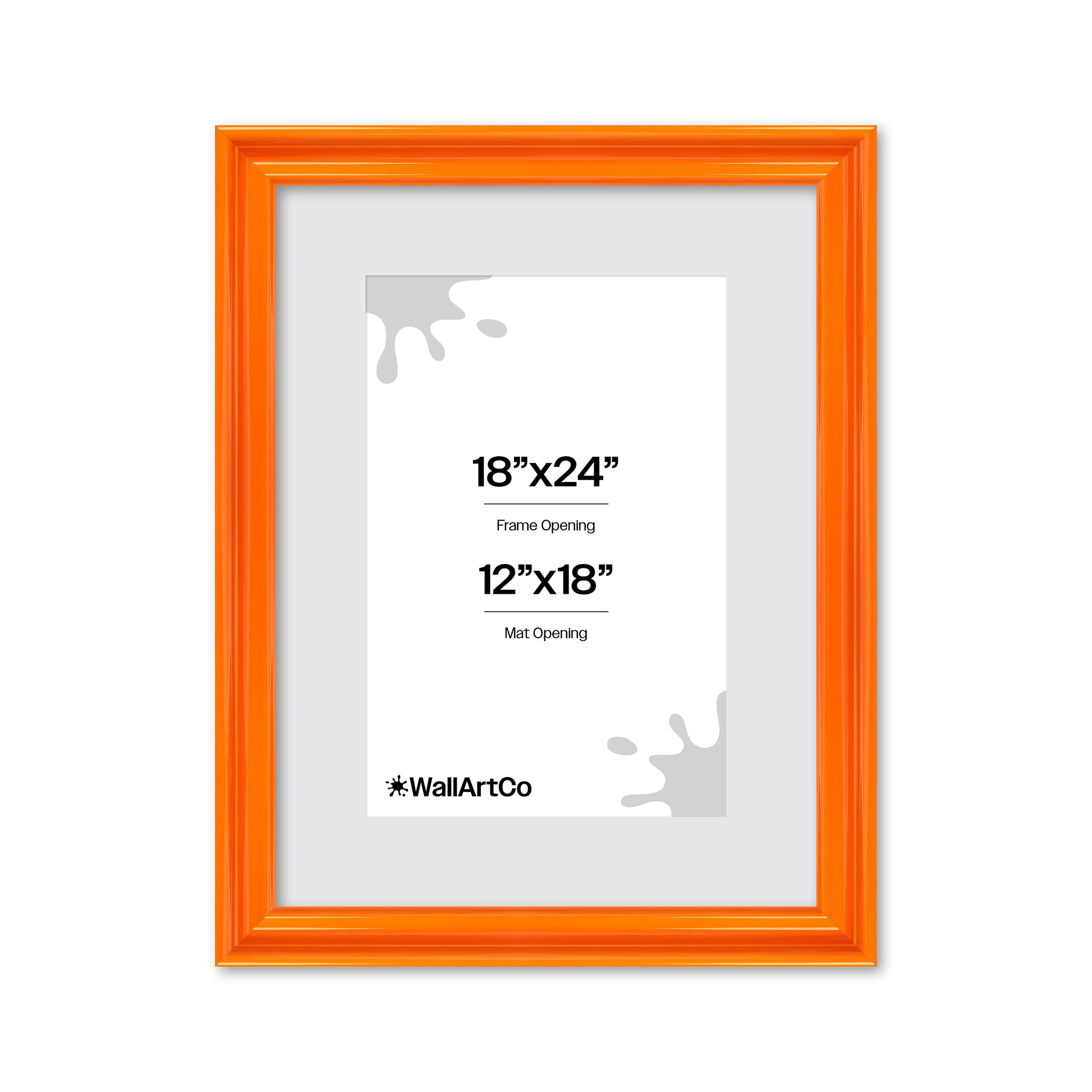 front of picture frame