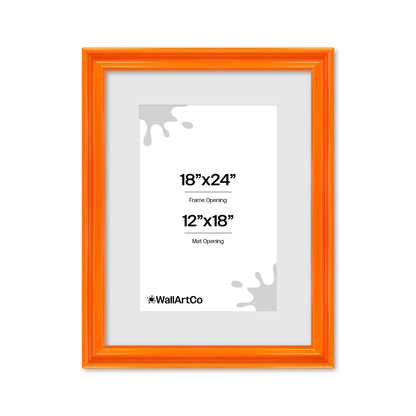 front of picture frame