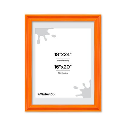 front of picture frame