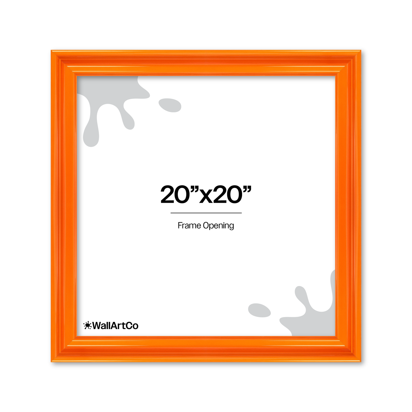 front of picture frame