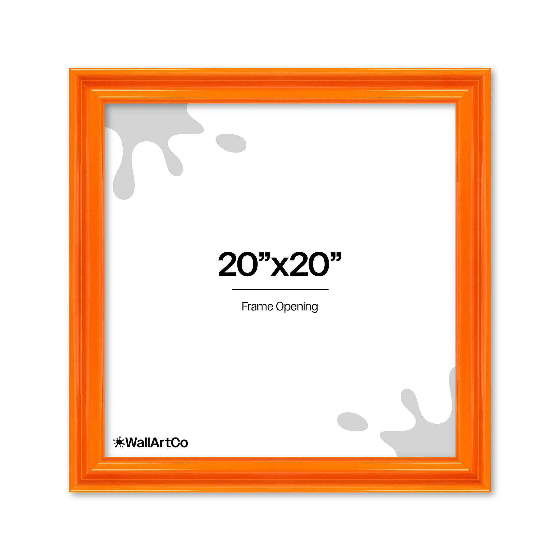 front of picture frame