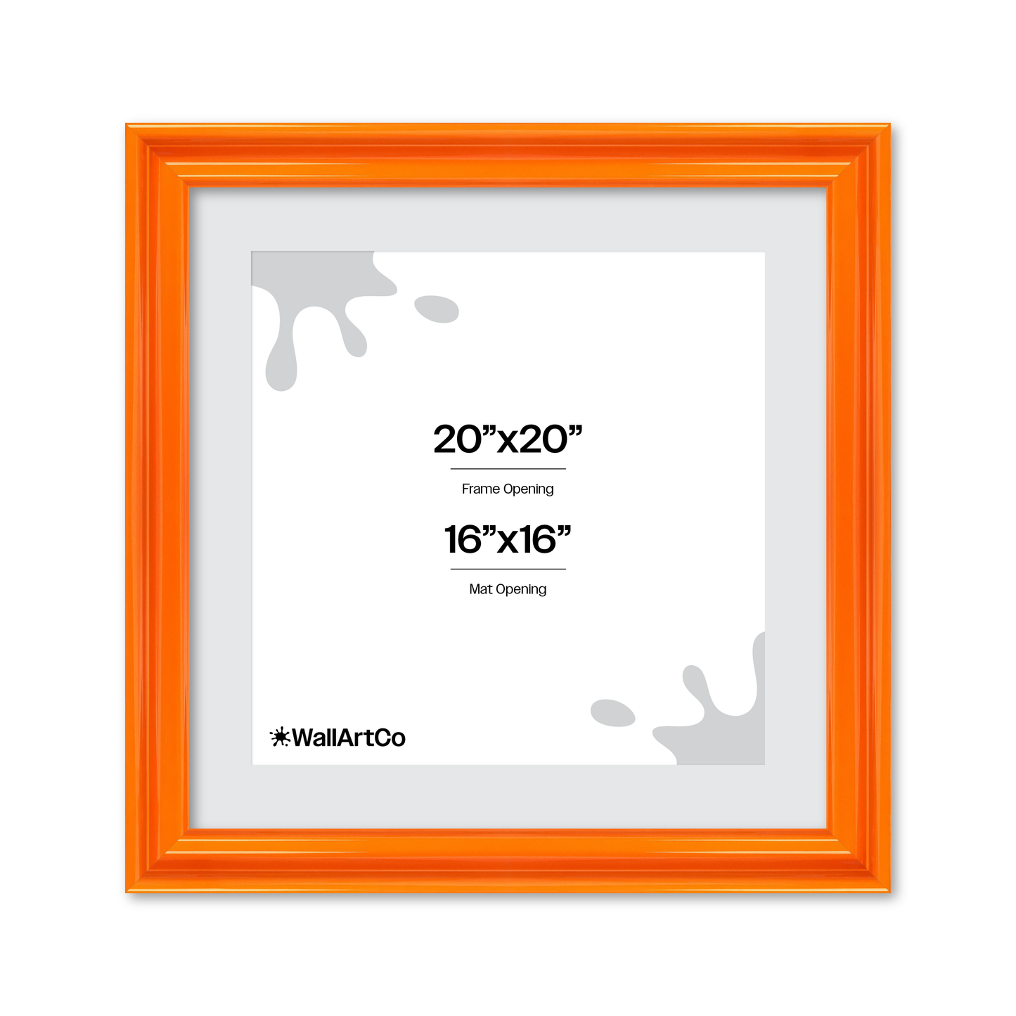 front of picture frame