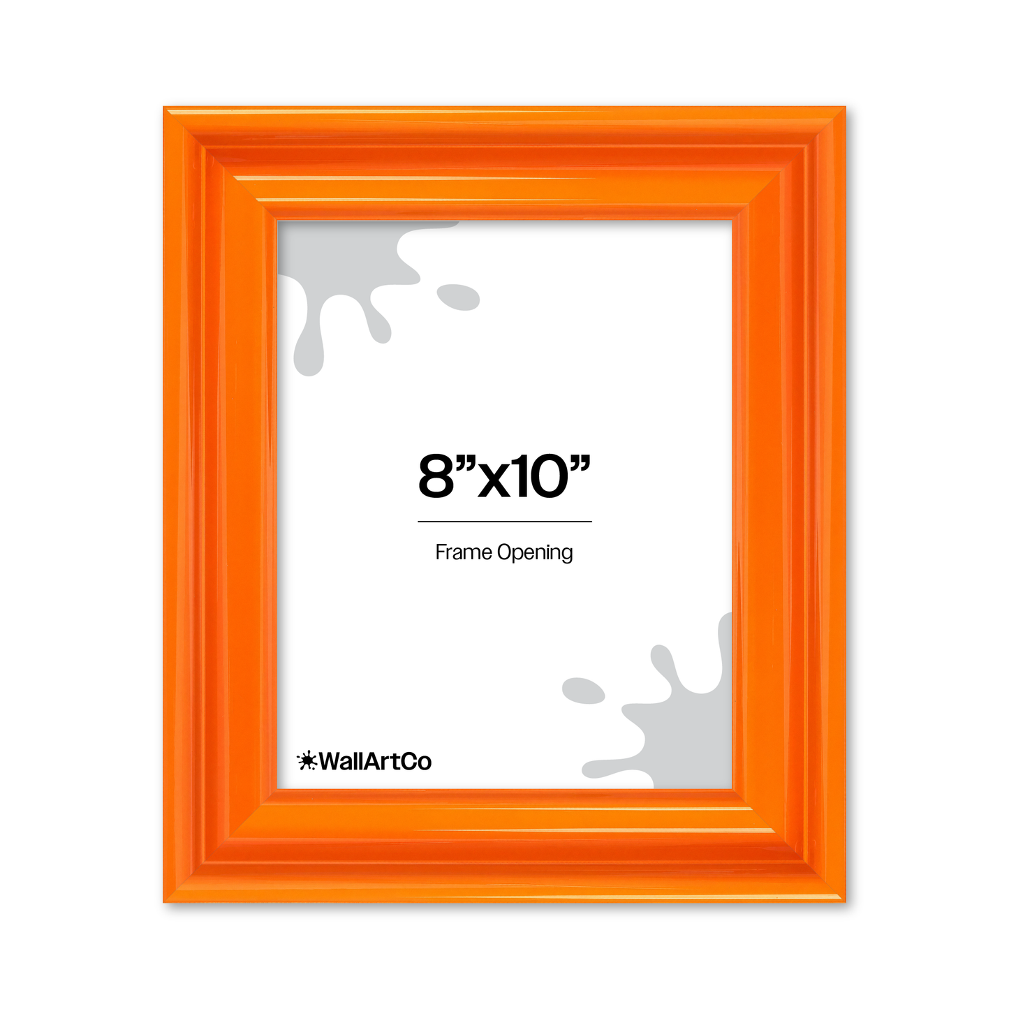 front of picture frame