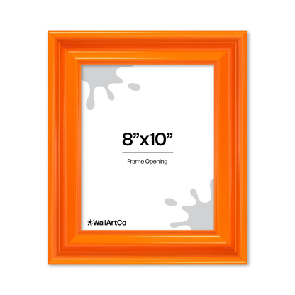 front of picture frame