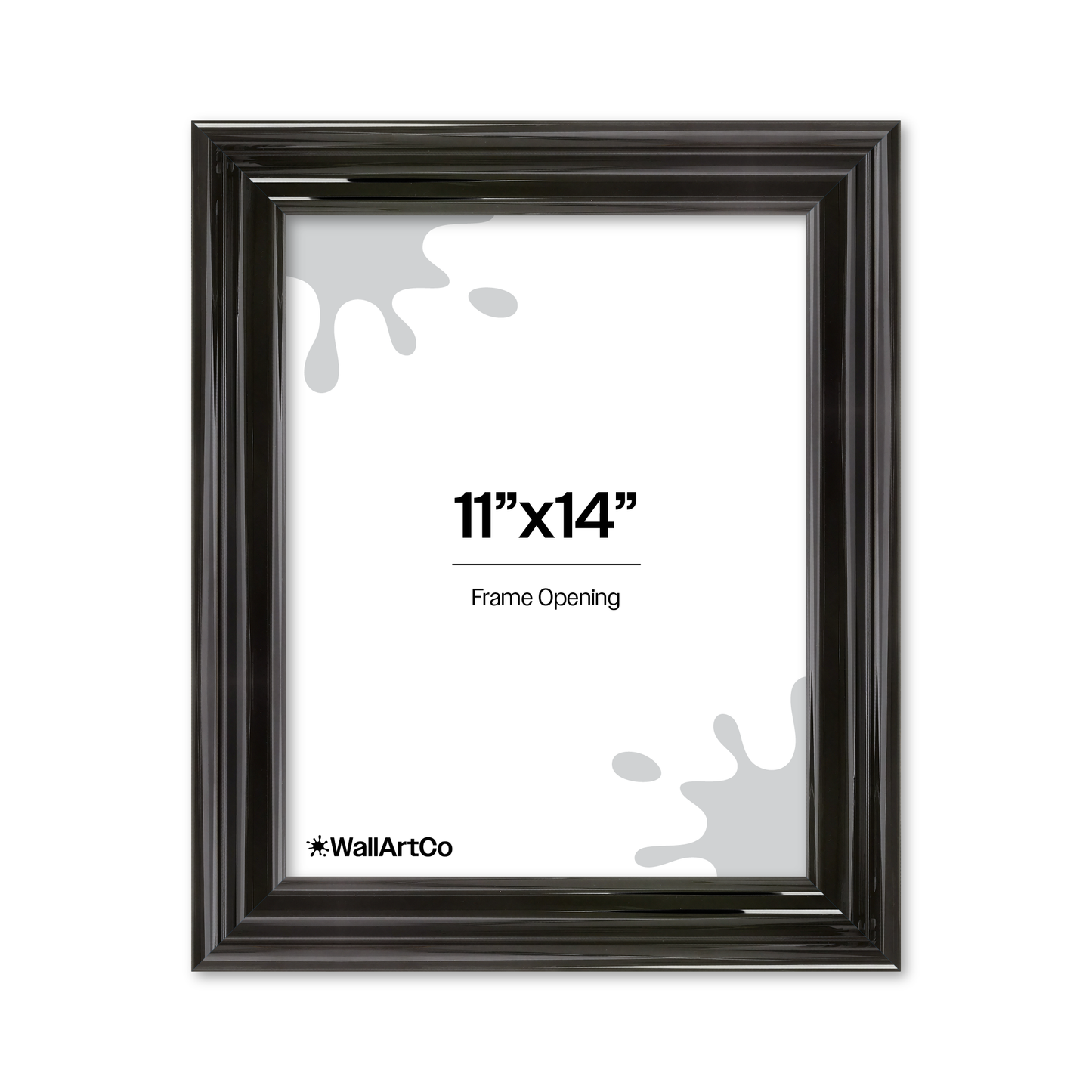 front of picture frame