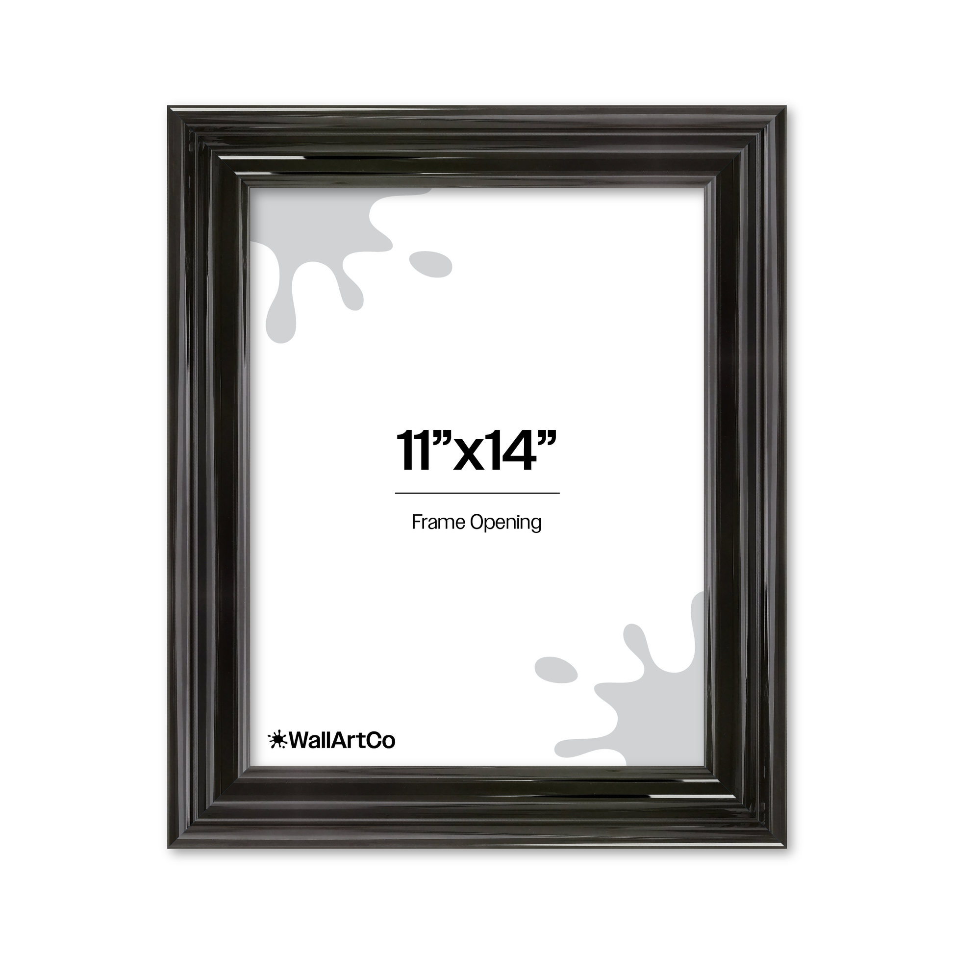 front of picture frame