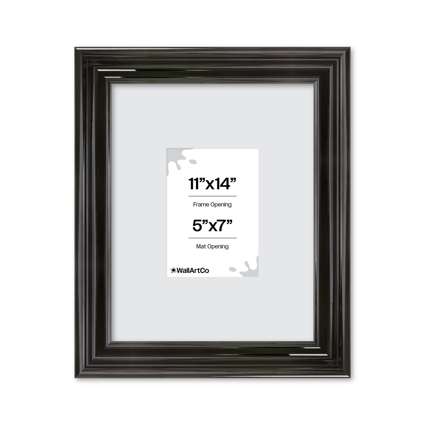 front of picture frame