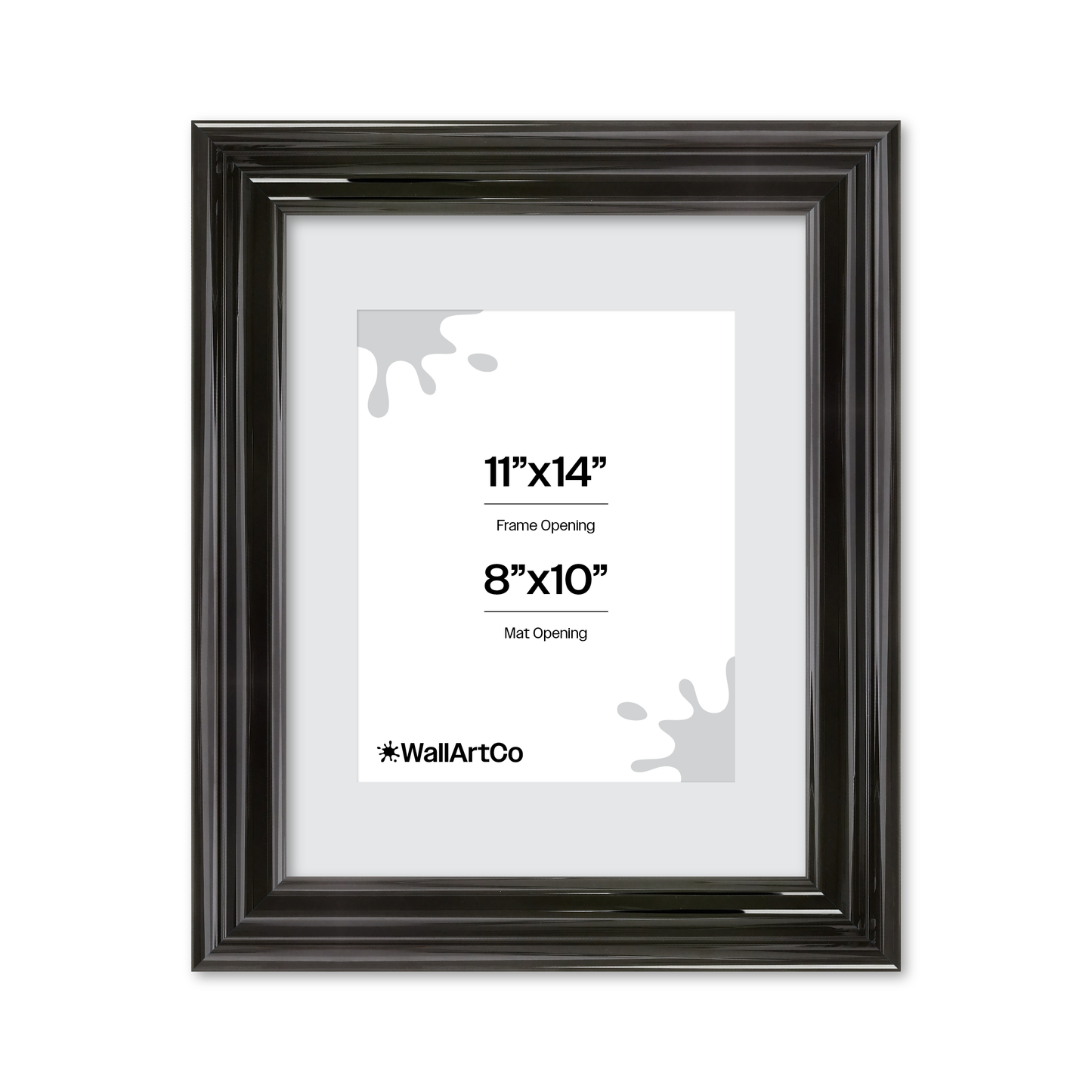 front of picture frame
