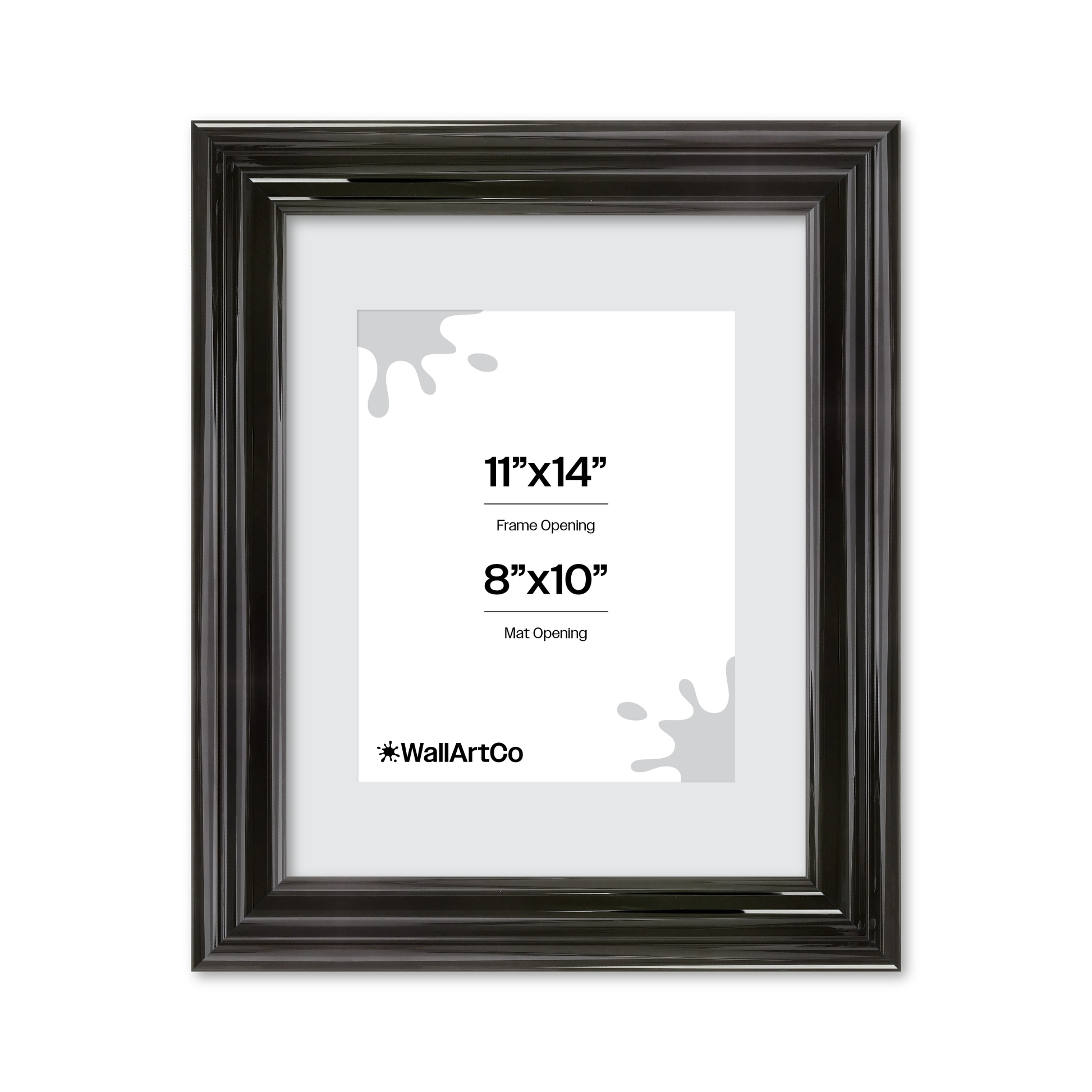 front of picture frame