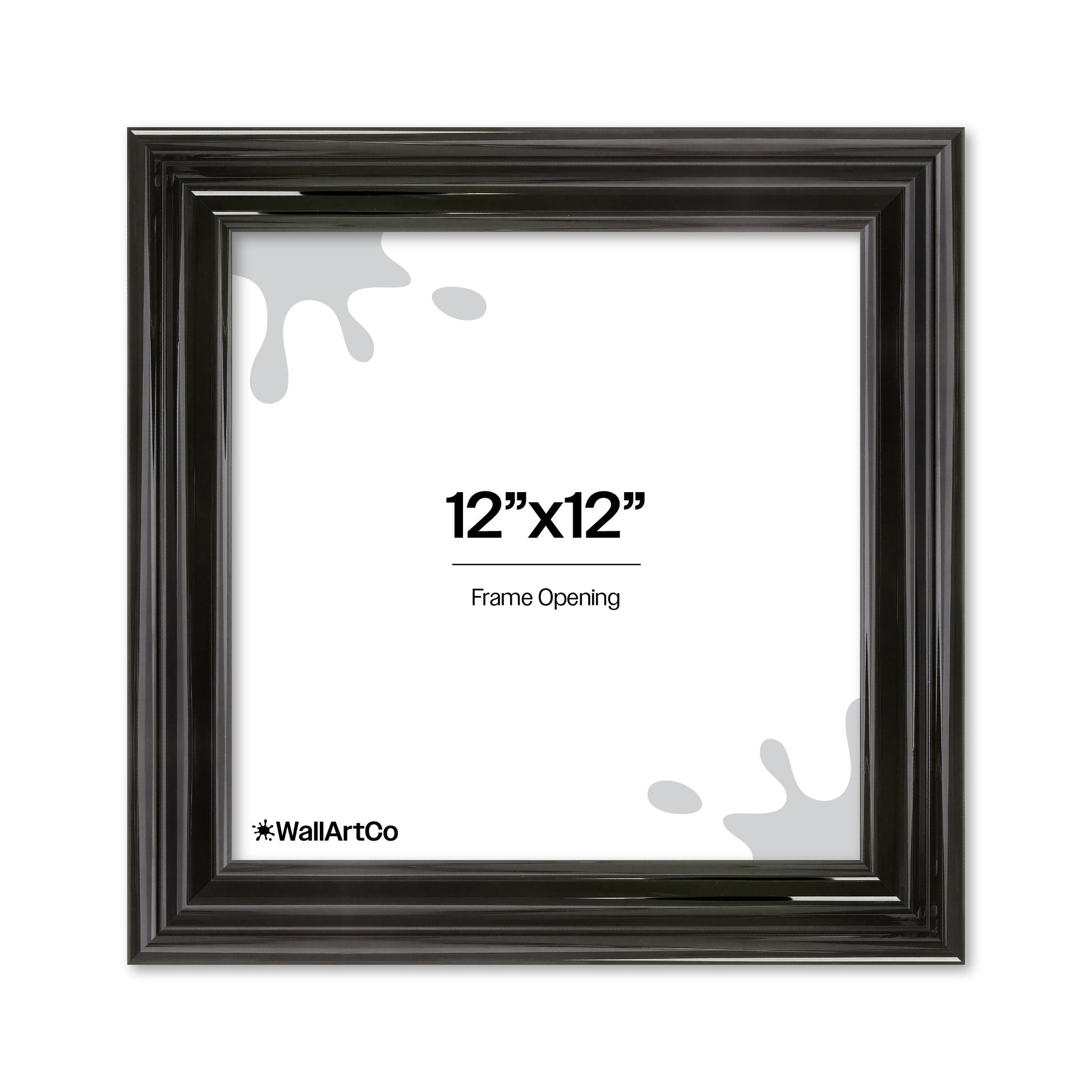 front of picture frame