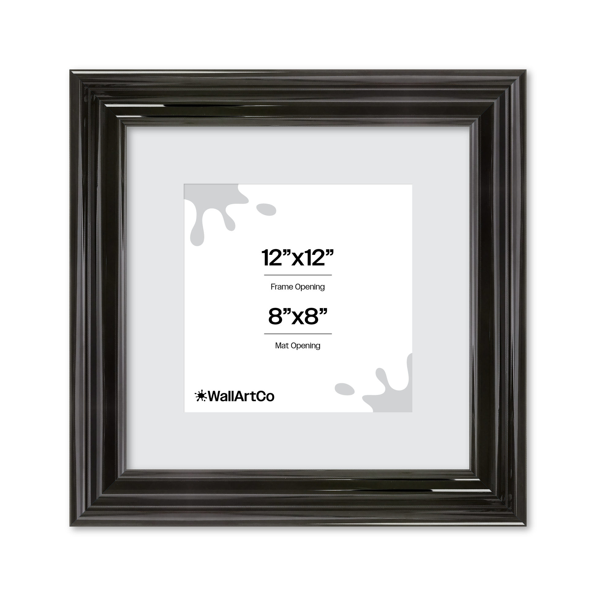 front of picture frame