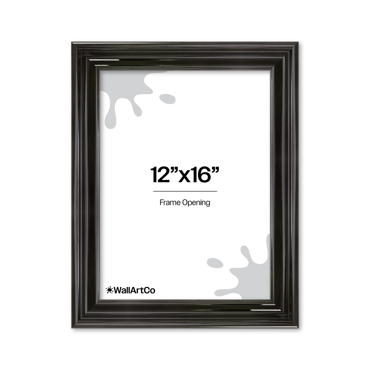 front of picture frame