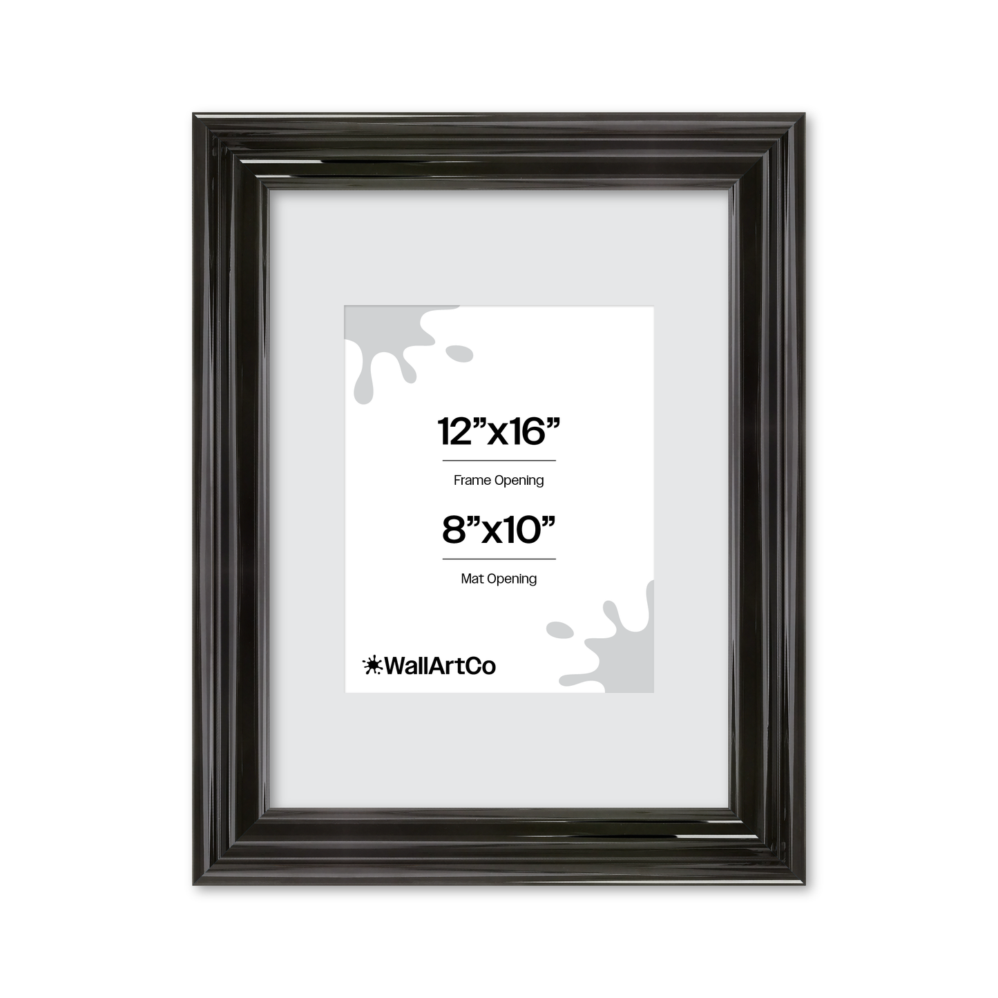 front of picture frame