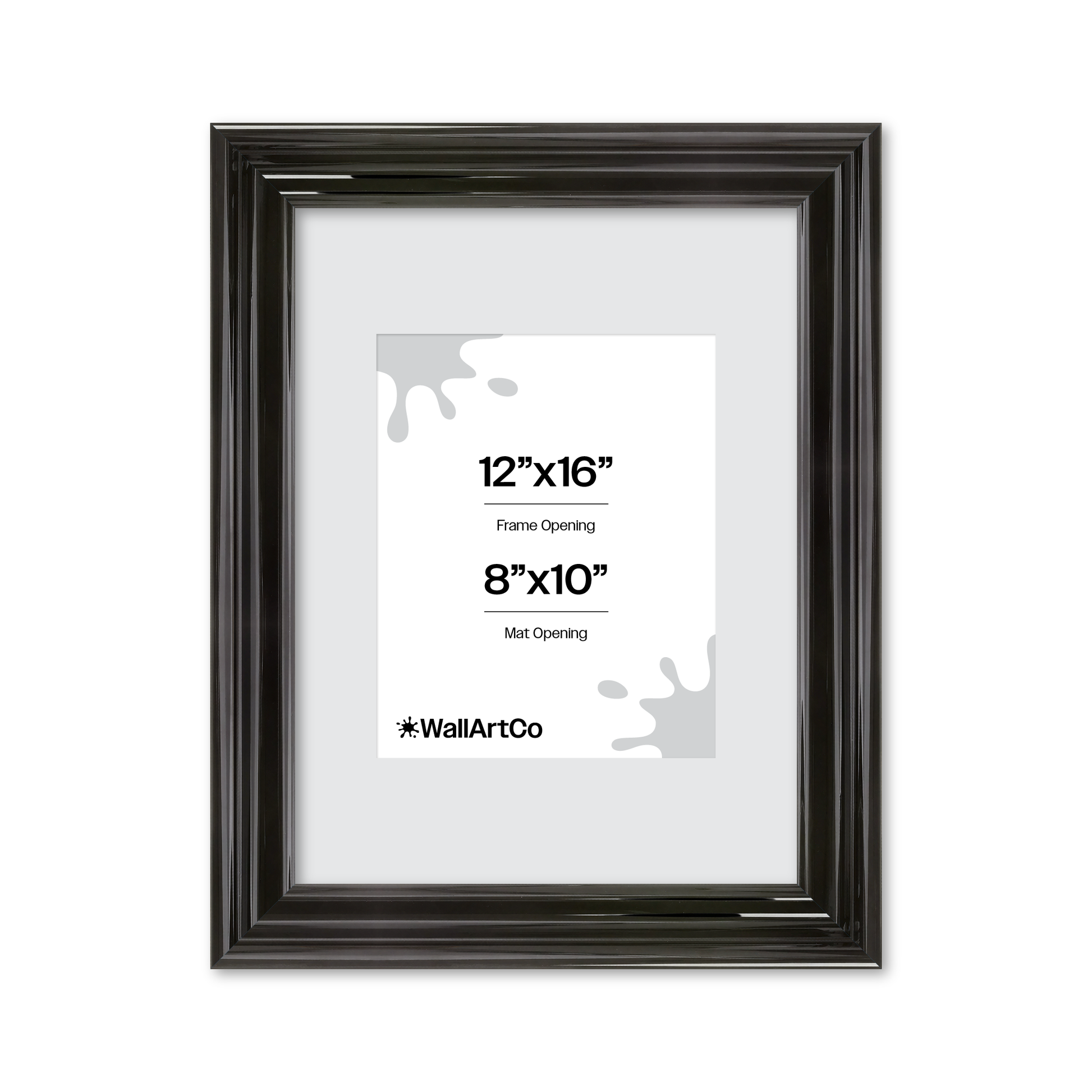 front of picture frame