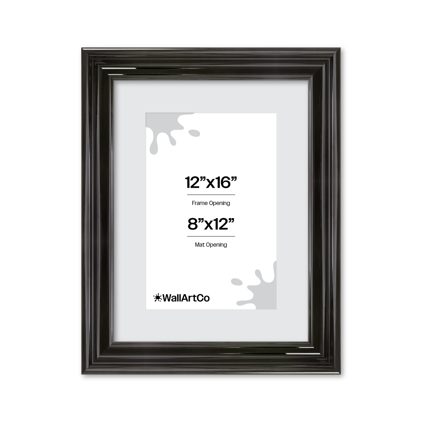 front of picture frame