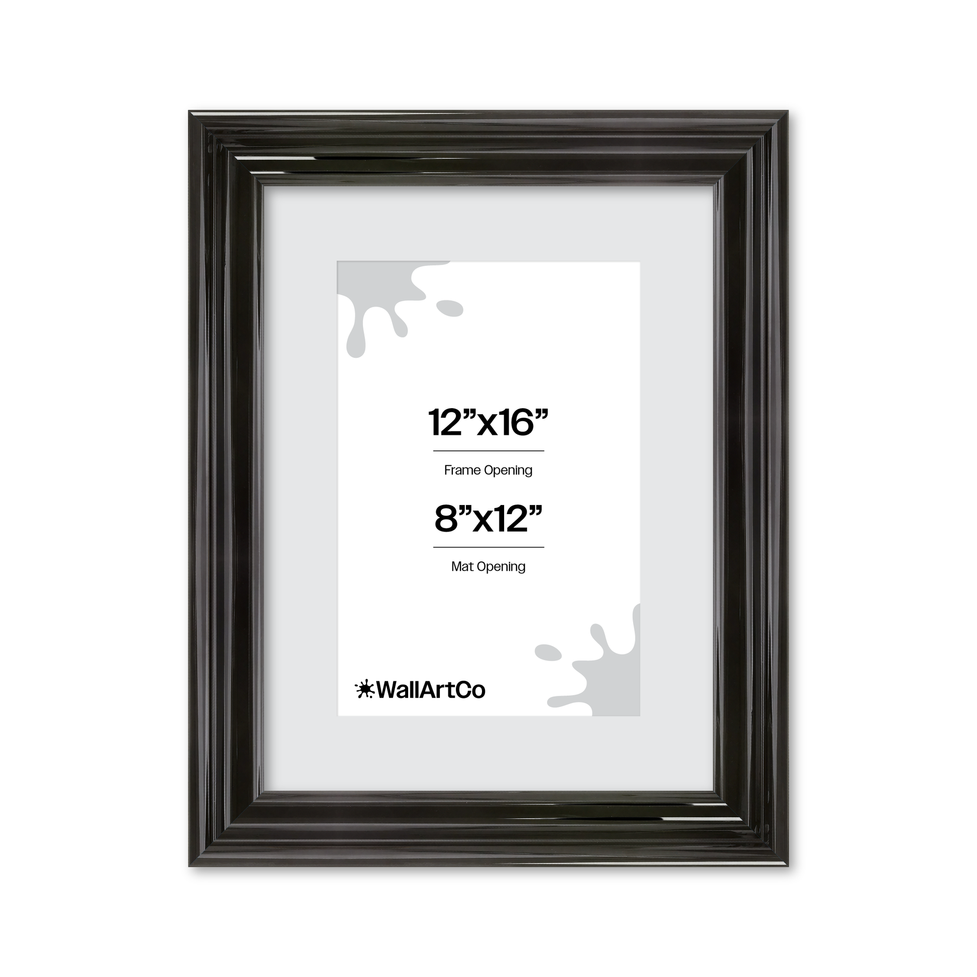 front of picture frame