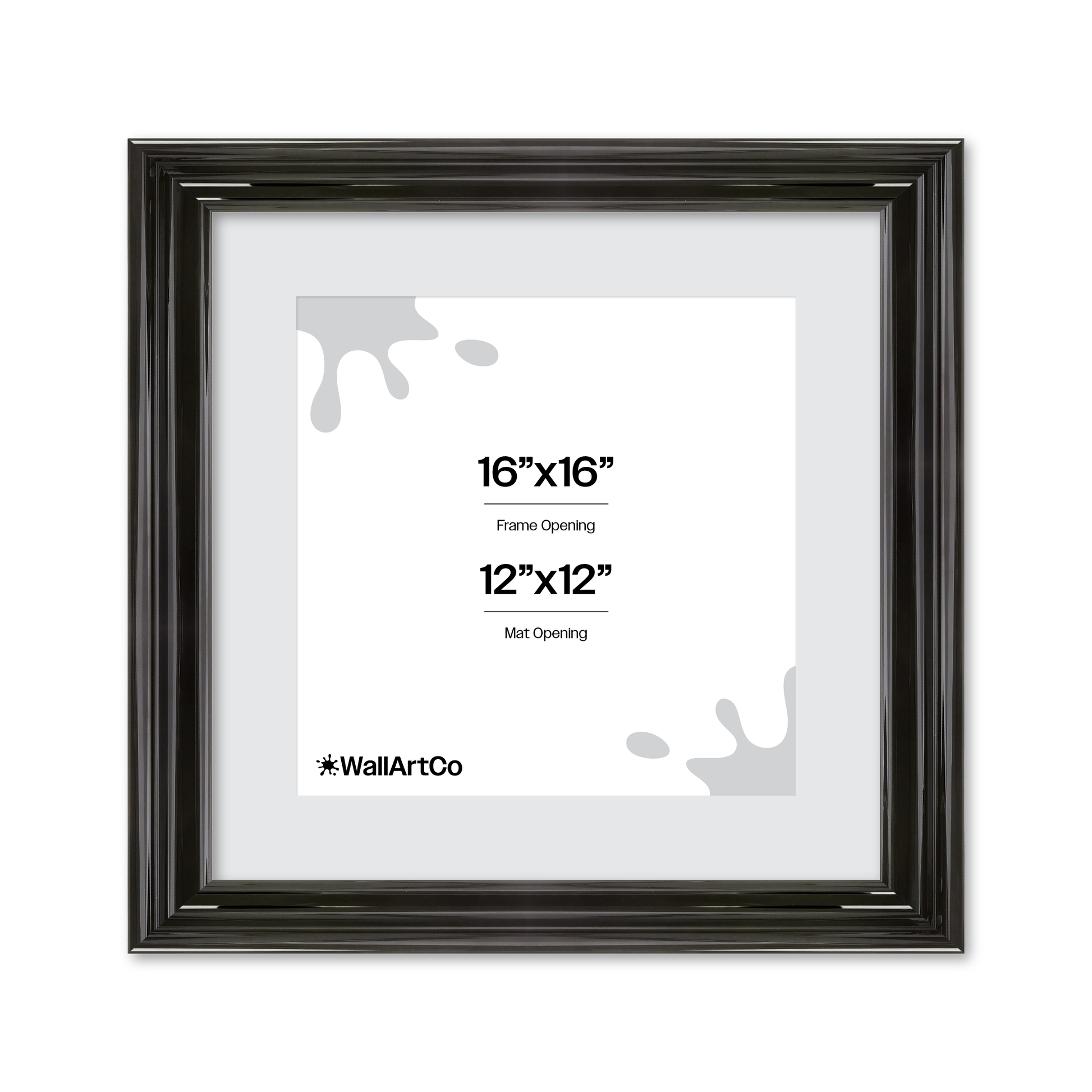 front of picture frame