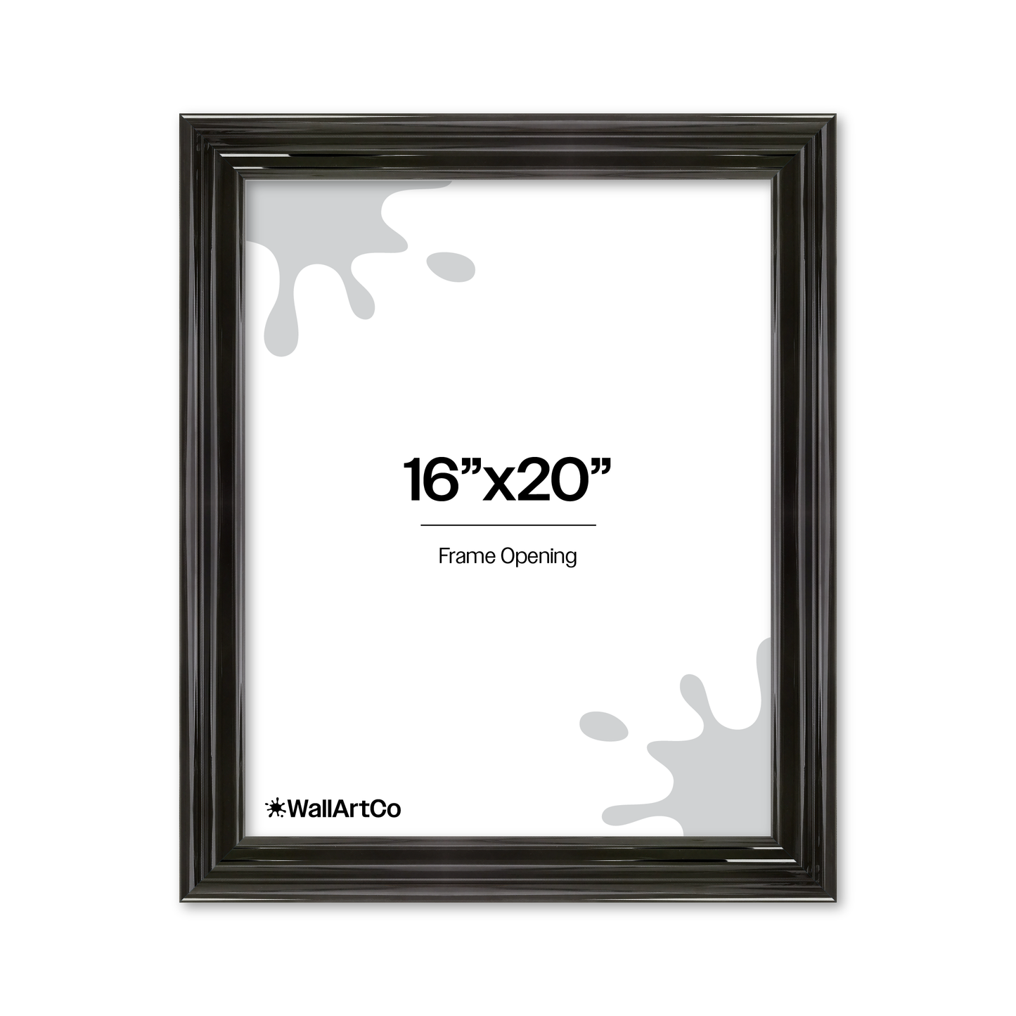 front of picture frame
