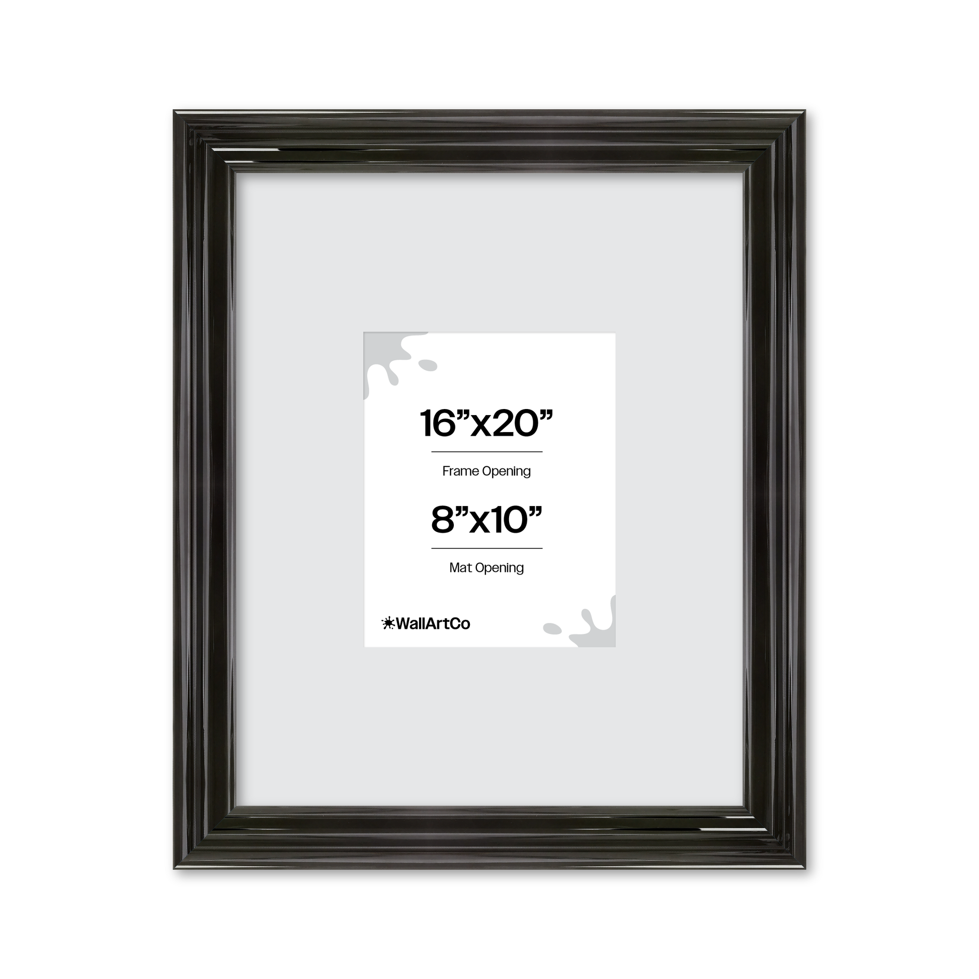 front of picture frame