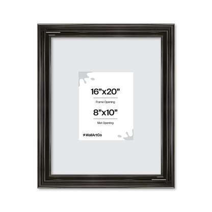 front of picture frame