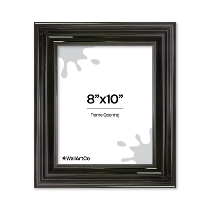 front of picture frame