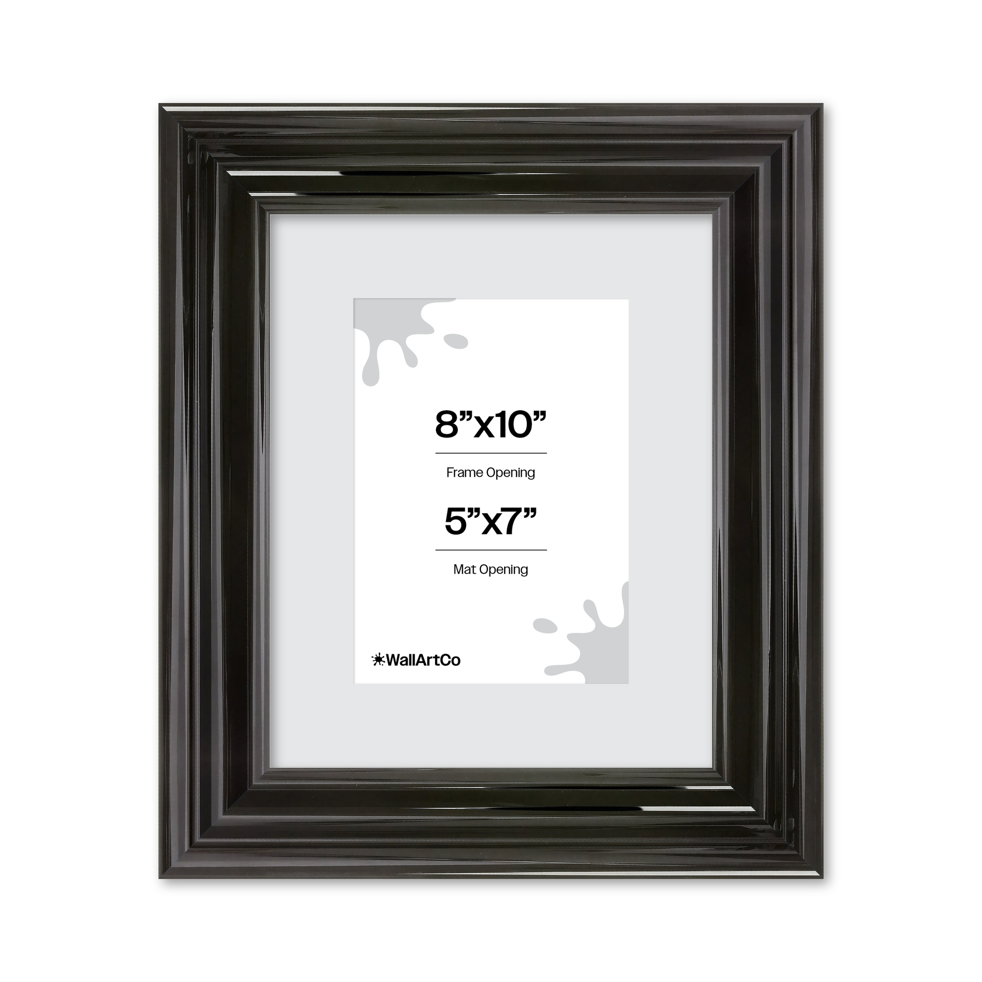 front of picture frame