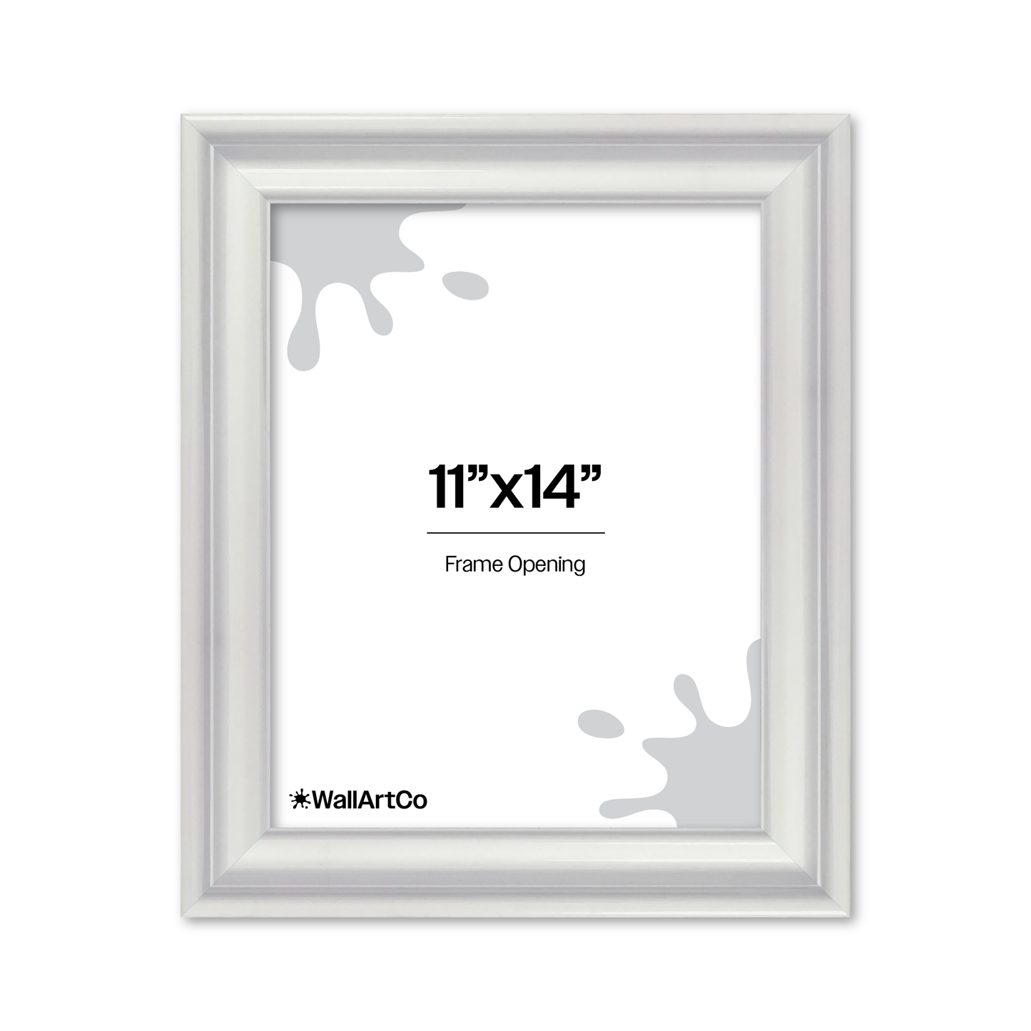 front of picture frame