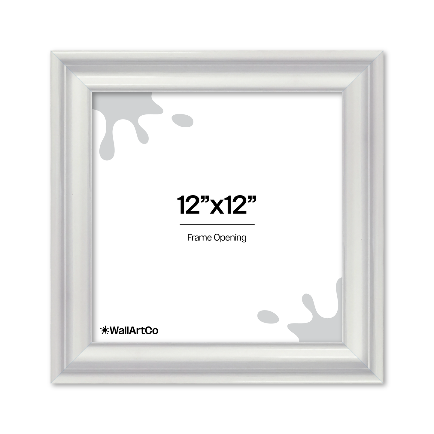 front of picture frame